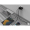 Зарядний пристрій GEMBIRD 1xUSB-A, 3xUSB-C, PD+QC3.0 GaN 100W Black (TA-UC-PDQC100LCD-01-BK)