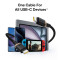 Кабель BASEUS Dura Series Fast Charging Cable Type-C to Type-C 100W 1м Gold/Black (P10377803U01-00)