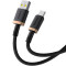 Кабель BASEUS Dura Series Fast Charging Cable USB to Type-C 60W 2м Black/Gold (P10377802U01-02)