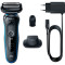 Електробритва BRAUN Series 5 51-B1200s Flex Wet & Dry Black/Blue (81770273)