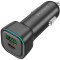 Автомобільний зарядний пристрій BOROFONE BZ28A Trophie 1xUSB-C, 1xUSB-A, PD30W, QC3.0 Black