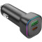 Автомобільний зарядний пристрій BOROFONE BZ28A Trophie 1xUSB-C, 1xUSB-A, PD30W, QC3.0 Black