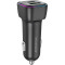 Автомобільний зарядний пристрій BOROFONE BZ28A Trophie 1xUSB-C, 1xUSB-A, PD30W, QC3.0 Black
