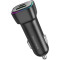 Автомобільний зарядний пристрій BOROFONE BZ28A Trophie 1xUSB-C, 1xUSB-A, PD30W, QC3.0 Black