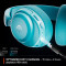 Наушники геймерские STEELSERIES Arctis Nova 3P Wireless Aqua (61688)