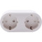 Умная розетка двойная TUYA Smart Socket Wi-Fi (HS084134)