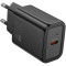 Зарядний пристрій HOCO N62 Gentle GaN 1xUSB-C, PD30W Black (6942007644297)