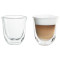 Набір склянок з подвійними стінками DELONGHI Cappuccino 2x190мл (DLSC311)