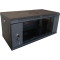Настінна шафа 19" HYPERNET PL-WMNC-4U-Black (4U, 600x450мм, RAL9005)