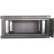 Настінна шафа 19" HYPERNET PL-WMNC-4U-Black (4U, 600x450мм, RAL9005)