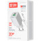 Зарядний пристрій COLORWAY GaN Mini 20W 1xUSB-A, 1xUSB-C Fast Charging White w/Type-C cable (CW-CHS062PDC-WT)