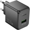 Зарядное устройство HOCO CS17A Wish 1xUSB-A, QC3.0 Black (HOCO CS17A/W)