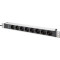 Блок розеток DIGITUS 19", 1U, 8xSchuko, 16А, без выключателя, 2м (DN-95428)