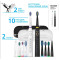 Набір електричних зубних щіток PECHAM Travel Set PC-084 Black & White