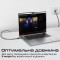 Сетевой адаптер PROMATE CLink-RJ45 High-Speed USB-C to Gigabit Ethernet Cable 5m Black