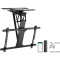 Крепление потолочное для ТВ моторизованное HISMART HS083977 32"-75" Black