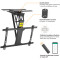 Крепление потолочное для ТВ моторизованное HISMART HS083977 32"-75" Black