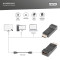 Адаптер DIGITUS 1080p 60Hz DisplayPort - HDMI Black (AK-340602-000-S)