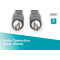 Кабель DIGITUS Audio Connection Cable mini-jack 3.5mm 2.5м Black (AK-510100-025-S)