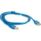 Кабель RITAR USB 2.0 AM/BM, 1 феррит 1.5м Blue