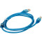 Кабель RITAR USB 2.0 AM/BM, 1 феррит 1.5м Blue