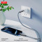 Кабель XO NB275 4-in-1 Type-C/USB-A to Type-C/Lightning 1м Gray