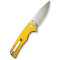 Складаний ніж SENCUT Praktisk Yellow Coarse G10 Handle (S24019-2)