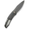 Складаний ніж WEKNIFE Sine Wave Polished Gray & Satin Titanium Handle