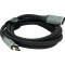 Кабель-удлинитель VOLTRONIC USB 3.2 Gen 2 Type-C Male to Type-C Female 1м Black (YT-TC-TC-EXB-1M)