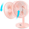 Настольный портативный вентилятор JILE Desktop Small Fan 01 White