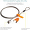 Замок безопасности для ноутбука DELL Slim MicroSaver Kensington Lock (461-10054)