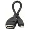 Кабель OTG ATCOM USB2.0 AF/Micro-BM 0.1м Black (3792)