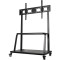 Презентаційна стійка з кріпленням під ТВ QUBE 100B150 55"-100" Black