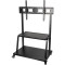 Презентаційна стійка з кріпленням під ТВ QUBE 100B150 55"-100" Black