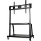 Презентаційна стійка з кріпленням під ТВ QUBE 100B150 55"-100" Black