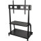 Презентаційна стійка з кріпленням під ТВ QUBE 100B150 55"-100" Black