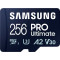 Карта пам'яті SAMSUNG microSDXC Pro Ultimate 256GB UHS-I U3 V30 A2 Class 10 w/USB-cardreader (MB-MY256SB/WW)