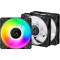 Комплект вентиляторів ARCTIC P12 Pro A-RGB Black 3-Pack (ACFAN00310A)