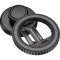 Автотримач для смартфона HOCO H77 View Folding Magnetic Rng Car Holder Center Console Black Metal Gray
