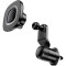 Автотримач з бездротовою зарядкою HOCO HW30 Crown Magnetic Wireless Charging Car Holder Air Outlet Black Metal Gray