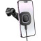 Автотримач з бездротовою зарядкою HOCO HW30 Crown Magnetic Wireless Charging Car Holder Air Outlet Black Metal Gray