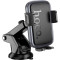 Автотримач для смартфона HOCO H79 Vista Push-Type Car Holder Ccenter console Black Metal Gray