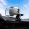 Автотримач для смартфона HOCO H79 Vista Push-Type Car Holder Ccenter console Black Metal Gray