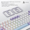 Клавіатура AJAZZ AK820 Max White/Purple