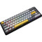 Клавіатура бездротова AJAZZ AK680 Max Wireless (8+8K) Black/Gray/Yellow