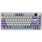 Клавіатура бездротова AJAZZ AK820 Max (Plus) Daydream Switch White/Purple