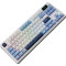 Клавіатура бездротова AJAZZ AK870 Plus Murad Switch Blue/White
