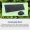 Комплект бездротовий DELL KM555 Black (580-BBWJ)