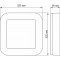 Светильник VIDEX Art Black 30W 5000K Square (VL-BHFS-305B)