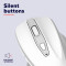 Миша TRUST Nito Silent White (25550)